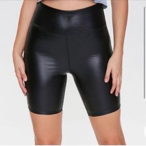 FOREVER 21 PARTY DISCO BIKE SHORTS SIZE LARGE